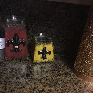 Distressed Votive Candle Holder Accents!